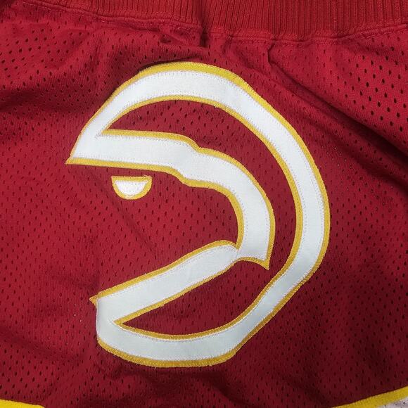 Vintage Atlanta Hawks Team Issued Shorts 34x4 1987 #42 Kevin Willis Game Worn - Picture 3 of 14